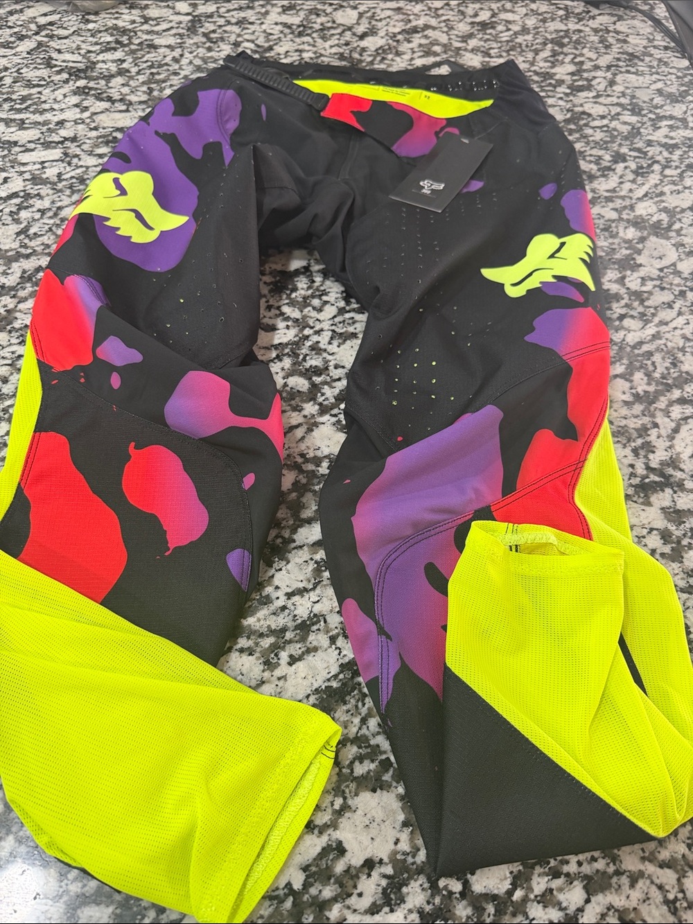 : FOX Racing 360 Future Graphic 3 Motocross Pants Men’s Size 32 Black Neon NWT